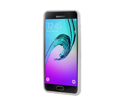 CaseUp Samsung Galaxy A5 2016 Lazer Kesim Silikon Kılıf Gümüş