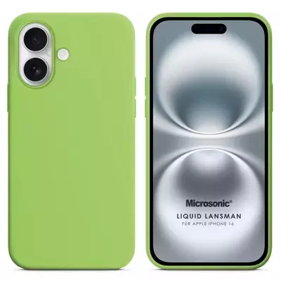 Microsonic Apple iPhone 17 Kılıf Liquid Lansman Silikon Açık Yeşil