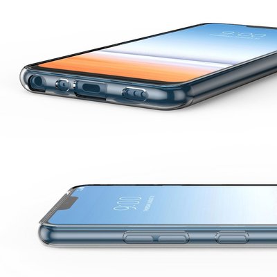 Microsonic LG G7 ThinQ Kılıf Transparent Soft Beyaz