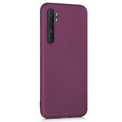 Microsonic Xiaomi Mi Note 10 Lite Kılıf Matte Silicone Mor