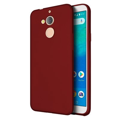 Microsonic General Mobile GM8 Kılıf Matte Silicone Bordo