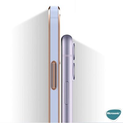 Microsonic Xiaomi Redmi Note 9 Kılıf Laser Plated Soft Lila