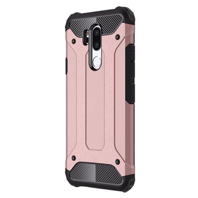 Microsonic LG G7 ThinQ Kılıf Rugged Armor Rose Gold