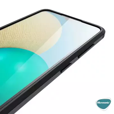 Microsonic Samsung Galaxy A02 Kılıf Deri Dokulu Silikon Lacivert