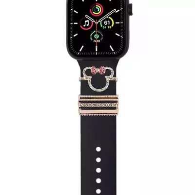 Microsonic Apple Watch 5 44mm Kordon Aksesuarı Minnie Mouse Charm