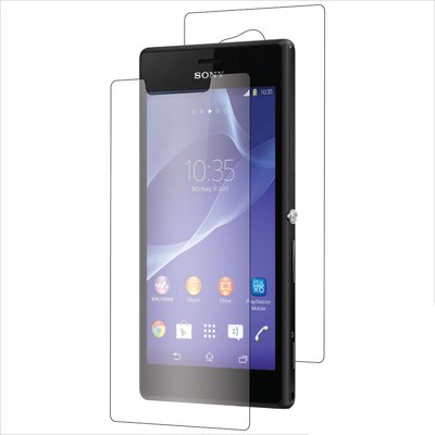 Microsonic Sony Xperia M2 Ultra Ekran Koruyucu Film Seti - Ön ve Arka