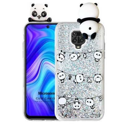 Microsonic Xiaomi Redmi Note 9 Pro Kılıf Cute Cartoon Panda