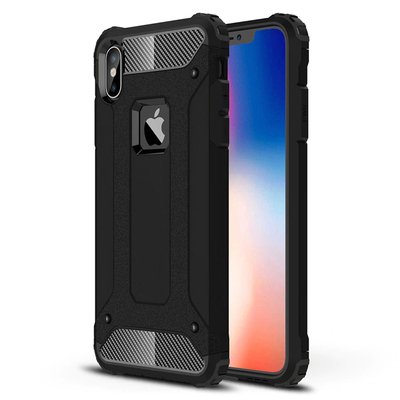 CaseUp Apple iPhone XS Max Kılıf Tank Siyah