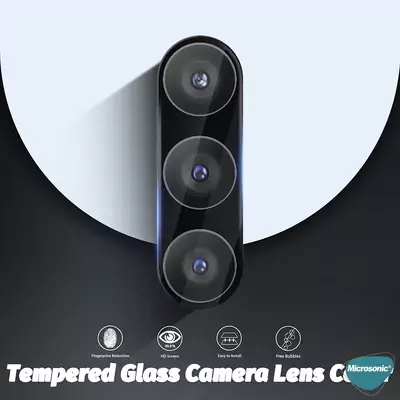 Microsonic Samsung Galaxy A54 Kamera Lens Koruma Camı V2 Siyah