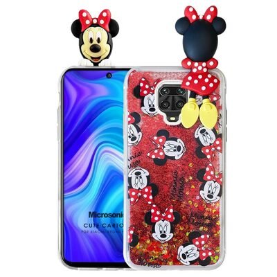 Microsonic Xiaomi Redmi Note 9 Pro Kılıf Cute Cartoon Minnie Mouse