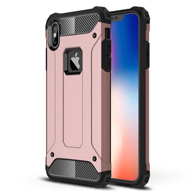 CaseUp Apple iPhone XS Max Kılıf Tank Rose Gold