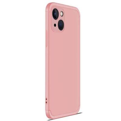 Microsonic Apple iPhone 13 Mini Kılıf Double Dip 360 Protective AYS Rose Gold