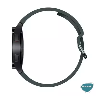 Microsonic Samsung Galaxy Watch FE Kordon Solid Silicone Band Mürdüm