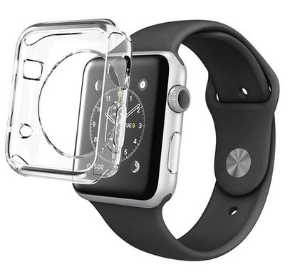 Microsonic Apple Watch 2 42mm Kılıf Transparent Soft Beyaz