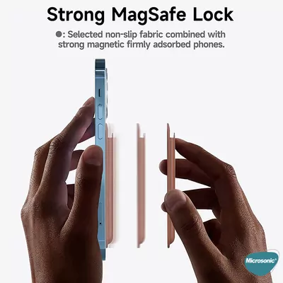Microsonic Apple iPhone 17 Leather Wallet MagSafe Sarı