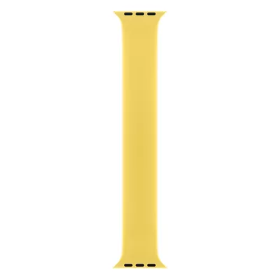 Microsonic Apple Watch Series 9 45mm Kordon, (Large Size, 170mm) New Solo Loop Sarı