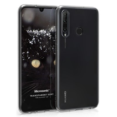 Microsonic Huawei Y6P Kılıf Transparent Soft Beyaz