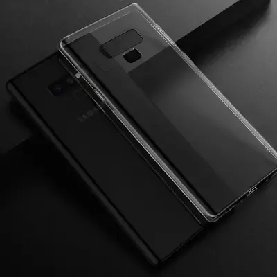 Microsonic Samsung Galaxy Note 9 Kılıf Transparent Soft Beyaz