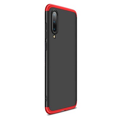 Microsonic Xiaomi Mi 9 SE Kılıf Double Dip 360 Protective AYS Siyah Kırmızı