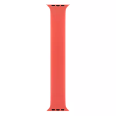 Microsonic Apple Watch Series 9 45mm Kordon, (Large Size, 170mm) New Solo Loop Pembe