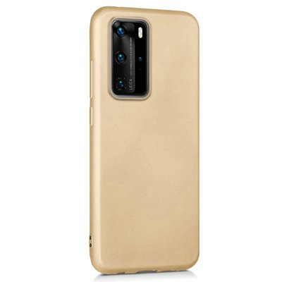 Microsonic Huawei P40 Pro Kılıf Matte Silicone Gold