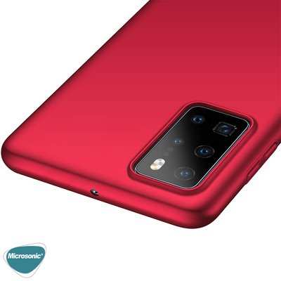 Microsonic Huawei P40 Pro Kılıf Matte Silicone Gold