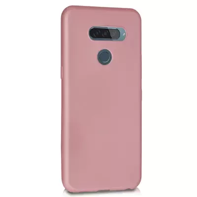 Microsonic Matte Silicone LG K50 Kılıf Rose Gold