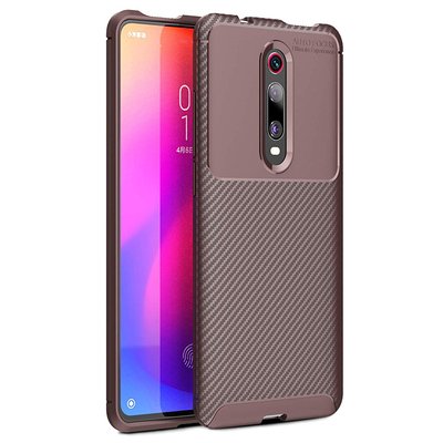 Microsonic Xiaomi Mi 9T Kılıf Legion Series Kahverengi