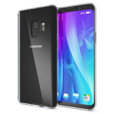 Microsonic Samsung Galaxy S9 Kılıf Komple Gövde Koruyucu Silikon Şeffaf