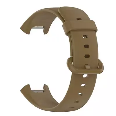 Microsonic Xiaomi Poco Watch Kordon, Silicone Sport Band Kahverengi
