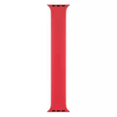Microsonic Apple Watch Series 9 45mm Kordon, (Large Size, 170mm) New Solo Loop Kırmızı