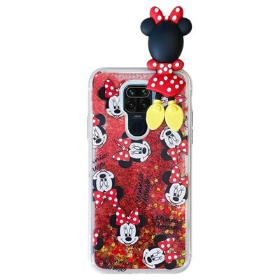 Microsonic Xiaomi Redmi Note 9 Kılıf Cute Cartoon Minnie Mouse