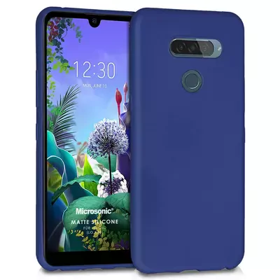 Microsonic Matte Silicone LG K50 Kılıf Lacivert