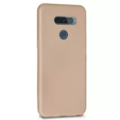 Microsonic Matte Silicone LG K50 Kılıf Gold