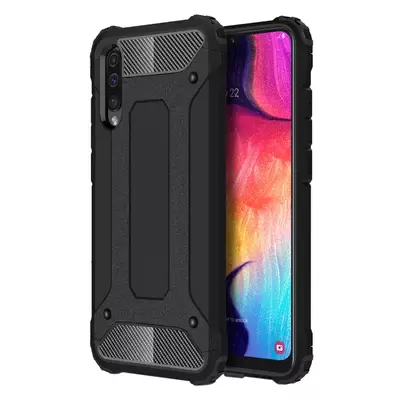 Microsonic Samsung Galaxy A50 Kılıf Rugged Armor Siyah