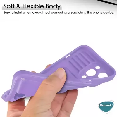 Microsonic Vivo Y22S Kılıf Multifunction Silicone Kırmızı