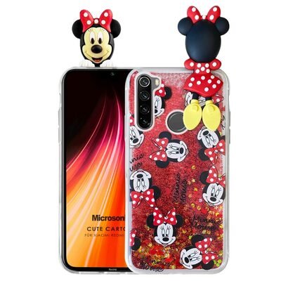 Microsonic Xiaomi Redmi Note 8 Kılıf Cute Cartoon Minnie Mouse