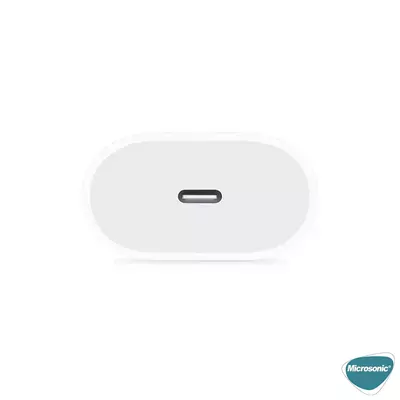 Microsonic Apple iPhone 17 USB-C Güç Adaptörü, Type-C Priz Şarj Cihazı Adaptörü
