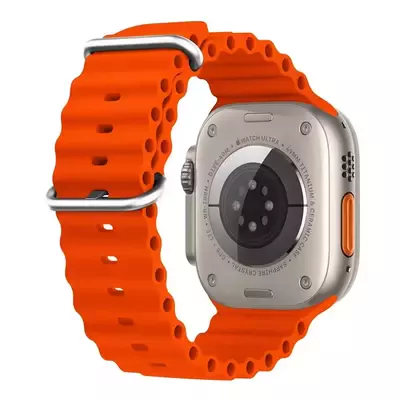 Microsonic Apple Watch SE 2022 40mm Kordon Ocean Band Turuncu
