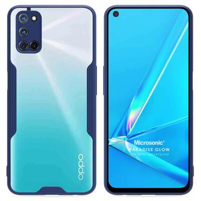 Microsonic Oppo A72 Kılıf Paradise Glow Lacivert