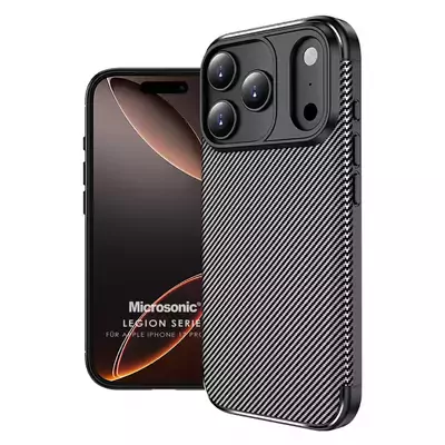 Microsonic Apple iPhone 17 Pro Max Kılıf Legion Series Siyah