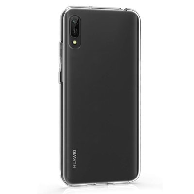 Microsonic Huawei Y6 Pro 2019 Kılıf Transparent Soft Beyaz