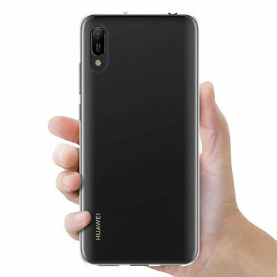 Microsonic Huawei Y6 Pro 2019 Kılıf Transparent Soft Beyaz