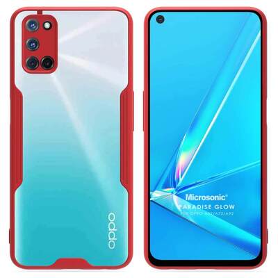 Microsonic Oppo A72 Kılıf Paradise Glow Kırmızı