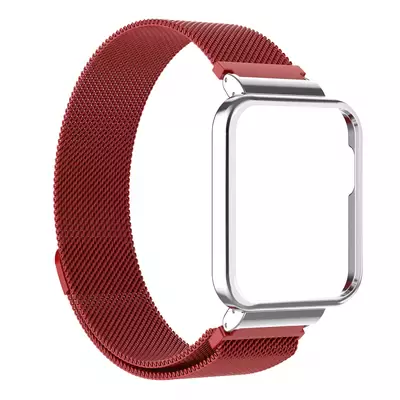 Microsonic Xiaomi Poco Watch Milanese Loop Kordon Kırmızı