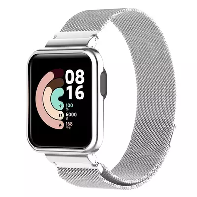 Microsonic Xiaomi Poco Watch Milanese Loop Kordon Gümüş