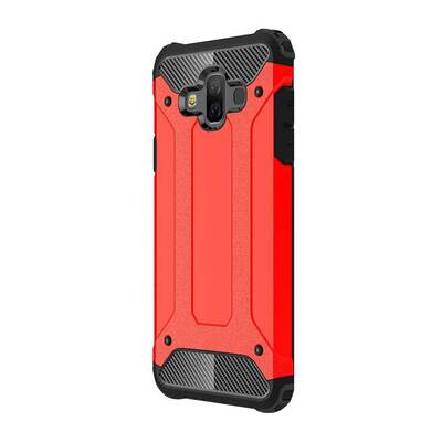 Caseup Samsung Galaxy J7 Duo Kılıf Tank Kırmızı