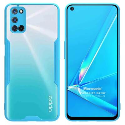 Microsonic Oppo A52 Kılıf Paradise Glow Turkuaz