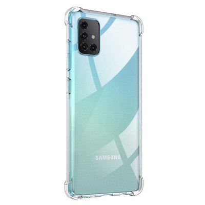 Microsonic Samsung Galaxy A71 Kılıf Anti Shock Silikon Şeffaf