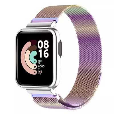 Microsonic Xiaomi Poco Watch Milanese Loop Kordon Çok Renkli